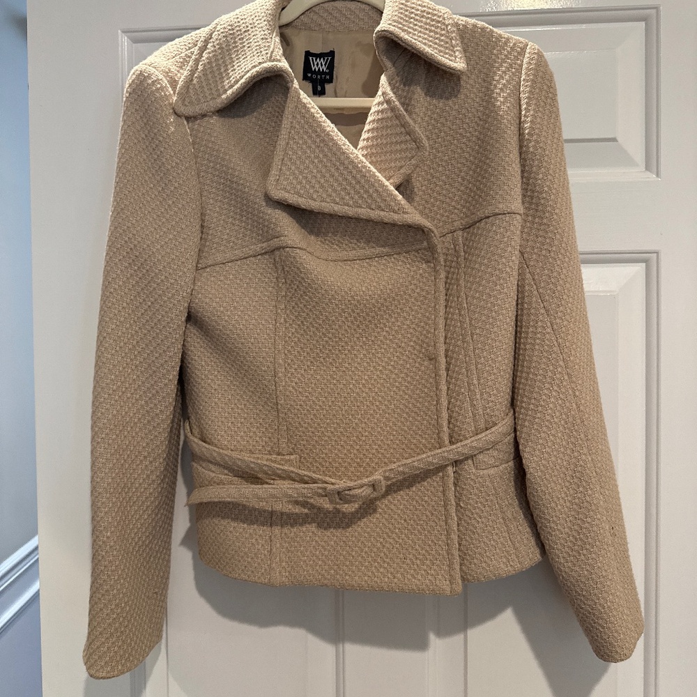 Worth belted jacket